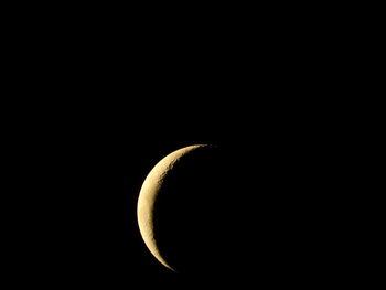 Scenic view of moon at night