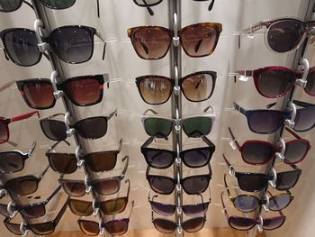 Full frame shot of sunglasses