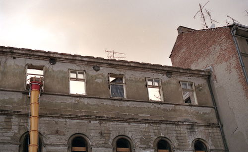 Low angle view of building against sky