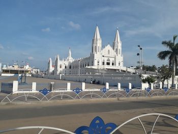 View of church against cloudy sky