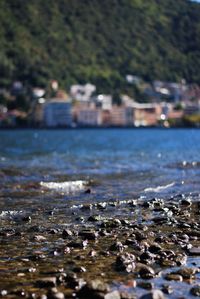 Close-up of sea against sky