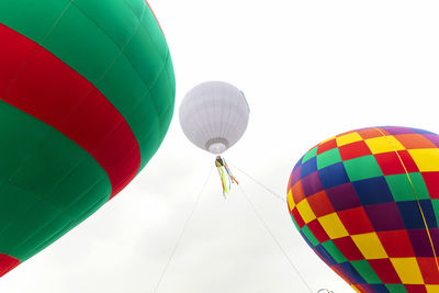 Colorful hot air balloon