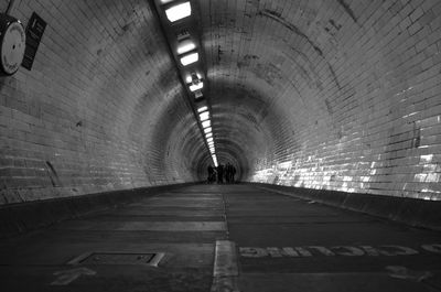 Illuminated tunnel