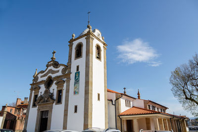 Low angle view of church against sky