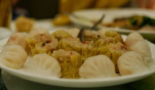 Close-up of food in plate