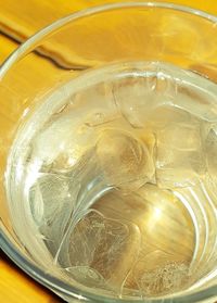 Close-up of drink on table