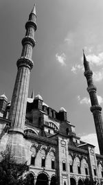 Low angle view of building against sky
