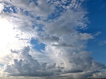 Low angle view of sky