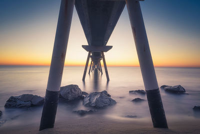 Sunrise from pont del petroli