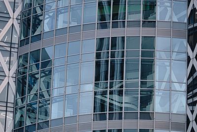 Low angle view of glass building