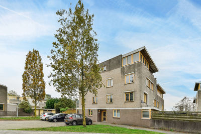 Low angle view of building against sky