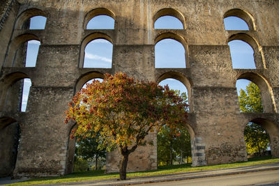 View of old ruins