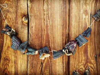 Close-up of wooden door