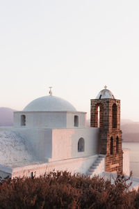 Built structure against clear sky