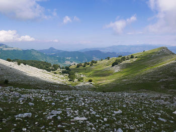 Scenic view of landscape against sky