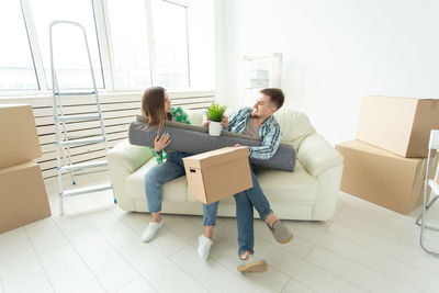 Women sitting on floor