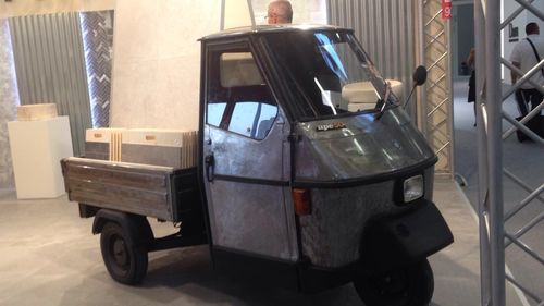 View of vintage camera