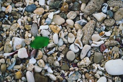 Full frame shot of pebbles