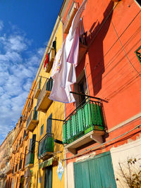 Low angle view of building against sky