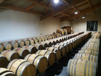 Close-up of illuminated street light