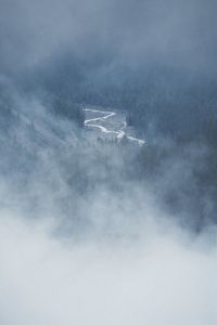 Low angle view of airplane flying in sky