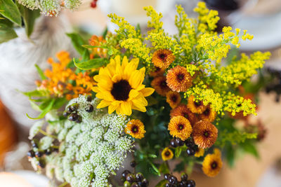 Close-up of yellow flowering plant