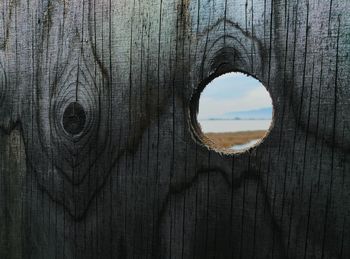 Close-up of wooden wall