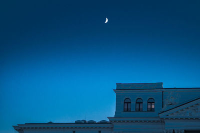 View of building against blue sky