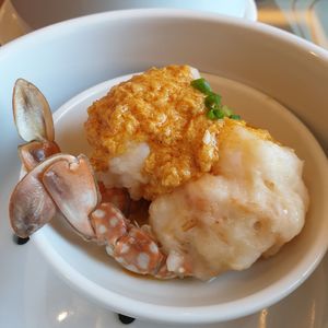 High angle view of meal served in plate