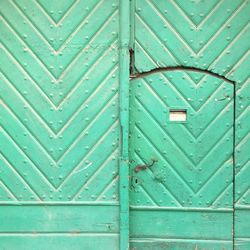 Full frame shot of wooden door