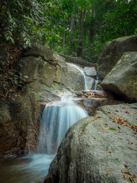 Waterfall in forest