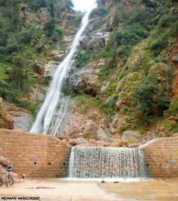 View of waterfall