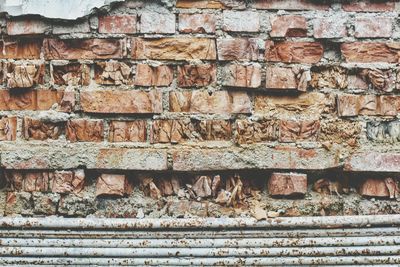 Full frame shot of brick wall