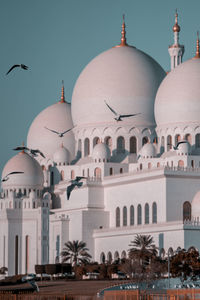 View of cathedral against sky in city