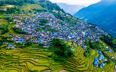 Scenic view of mountains