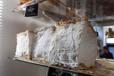 Close-up of food on table at store