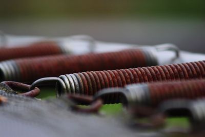 Close-up of rusty metal