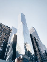 Low angle view of modern building