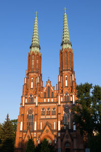 Low angle view of historical building against sky