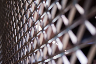 Full frame shot of metal fence