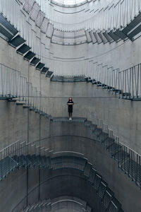 Man in shopping mall