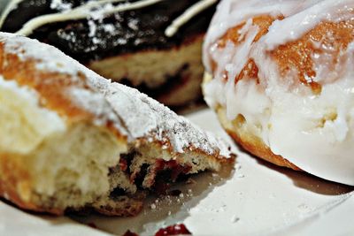 Close-up of food on table