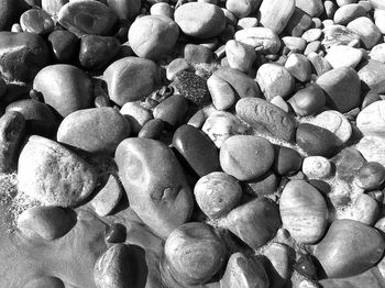 Full frame shot of stones