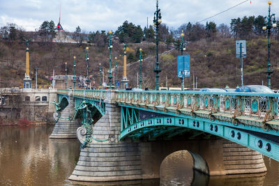 The beautiful svatopluk cech bridge opened on 1908