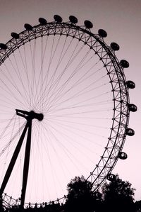 Low angle view of ferris wheel