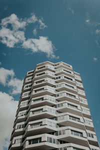 Low angle view of building against sky