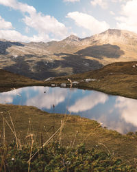 Scenic view of landscape against sky