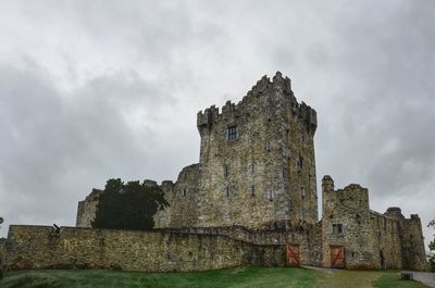 Low angle view of historic building against sky