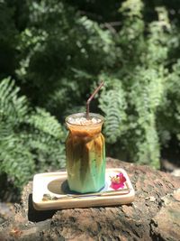 Close-up of drink on table