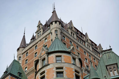 Low angle view of historic building against sky